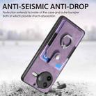 For Redmi K80 / Poco F7 Pro Retro Skin-feel Ring Card Wallet Phone Case(Purple) - 3