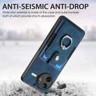 For Redmi K80 Pro / Poco F7 Ultra Retro Skin-feel Ring Card Wallet Phone Case(Blue) - 3