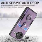 For Redmi K80 Pro / Poco F7 Ultra Retro Skin-feel Ring Card Wallet Phone Case(Purple) - 3