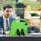 For Honor Pad X9a EVA Shockproof Tablet Case with Holder(Green) - 2