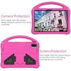 For Honor Pad X8a EVA Shockproof Tablet Case with Holder(Rose Red) - 3