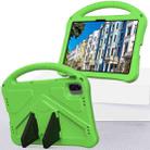 For Honor Pad X8a EVA Shockproof Tablet Case with Holder(Green) - 2