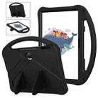 For Honor Pad 9 12.1 2023 EVA Shockproof Tablet Case with Holder(Black) - 1