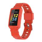 For Fitbit Charge 6 / 5 / 4 / 3 Armor Integrated TPU Watch Band(Orange) - 1