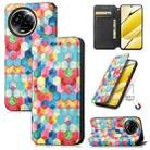 For Realme 11 5G Global CaseNeo Colorful Magnetic Leather Phone Case(Magic Space) - 1