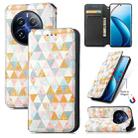 For Realme 12 Pro CaseNeo Colorful Magnetic Leather Phone Case(Nordic Rhombus) - 1