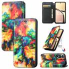 For Realme C65 CaseNeo Colorful Magnetic Leather Phone Case(Colorful Cloud) - 1