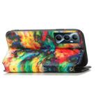 For Realme C65 CaseNeo Colorful Magnetic Leather Phone Case(Colorful Cloud) - 3