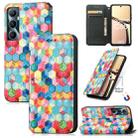 For Realme C65 CaseNeo Colorful Magnetic Leather Phone Case(Magic Space) - 1