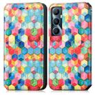 For Realme C65 CaseNeo Colorful Magnetic Leather Phone Case(Magic Space) - 2
