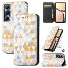 For Realme C65 CaseNeo Colorful Magnetic Leather Phone Case(Nordic Rhombus) - 1