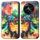 For  Realme 12 CaseNeo Colorful Magnetic Leather Phone Case(Colorful Cloud) - 2