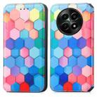 For  Realme 12 CaseNeo Colorful Magnetic Leather Phone Case(Colored Squares) - 2