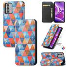 For Nokia G42 CaseNeo Colorful Magnetic Leather Phone Case(Rhombus Mandala) - 1