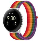 For Google Pixel Watch 2 Nylon Braided Watch Band(Colorful) - 1