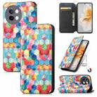 For vivo S18e CaseNeo Colorful Magnetic Leather Phone Case(Magic Space) - 1