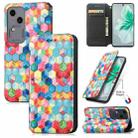 For vivo S18 CaseNeo Colorful Magnetic Leather Phone Case(Magic Space) - 1