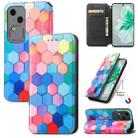 For vivo S18 CaseNeo Colorful Magnetic Leather Phone Case(Colorful Cube) - 1