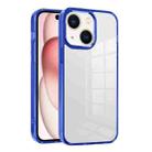 For iPhone 15 Ice Color Clear PC Hybrid TPU Phone Case(Bllue) - 1