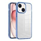 For iPhone 15 Plus Ice Color Clear PC Hybrid TPU Phone Case(Royal Blue) - 1