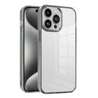 For iPhone 15 Pro Ice Color Clear PC Hybrid TPU Phone Case(Grey) - 1