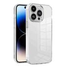 For iPhone 14 Pro Ice Color Clear PC Hybrid TPU Phone Case(White) - 1