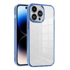 For iPhone 14 Pro Ice Color Clear PC Hybrid TPU Phone Case(Royal Blue) - 1