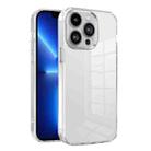 For iPhone 13 Pro Ice Color Clear PC Hybrid TPU Phone Case(White) - 1