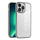 For iPhone 13 Pro Max Ice Color Clear PC Hybrid TPU Phone Case(Grey) - 1