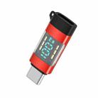 USB-C / Type-C to Type-C OTG Adapter with Digital Display(Red) - 1