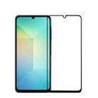 For Samsung Galaxy A06 PINWUYO 9H 2.5D Full Screen Tempered Glass Film(Black) - 1