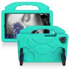 For Samsung Galaxy Tab A9 X110 Thumb Bracket EVA Shockproof Tablet Case(Glacial Green) - 1