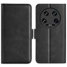 For Xiaomi 14 Ultra Dual-side Magnetic Buckle Horizontal Flip Leather Phone Case(Black) - 1