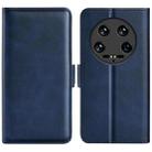 For Xiaomi 14 Ultra Dual-side Magnetic Buckle Horizontal Flip Leather Phone Case(Dark Blue) - 1