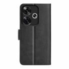 For Xiaomi Redmi Turbo 3 Dual-side Magnetic Buckle Horizontal Flip Leather Phone Case(Black) - 3