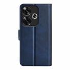 For Xiaomi Redmi Turbo 3 Dual-side Magnetic Buckle Horizontal Flip Leather Phone Case(Dark Blue) - 3