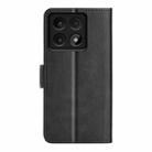For Xiaomi 14T Dual-side Magnetic Buckle Horizontal Flip Leather Phone Case(Black) - 3
