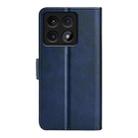 For Xiaomi 14T Dual-side Magnetic Buckle Horizontal Flip Leather Phone Case(Dark Blue) - 3