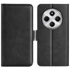 For Xiaomi Redmi 14C 4G Dual-side Magnetic Buckle Horizontal Flip Leather Phone Case(Black) - 1