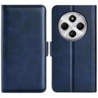 For Xiaomi Redmi 14C 4G Dual-side Magnetic Buckle Horizontal Flip Leather Phone Case(Dark Blue) - 1