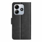 For Xiaomi Redmi Note 14 5G Dual-side Magnetic Buckle Horizontal Flip Leather Phone Case(Black) - 3