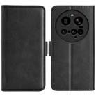 For Xiaomi 15 Ultra Dual-side Magnetic Buckle Horizontal Flip Leather Phone Case(Black) - 1