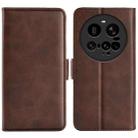 For Xiaomi 15 Ultra Dual-side Magnetic Buckle Horizontal Flip Leather Phone Case(Brown) - 1