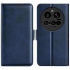 For Xiaomi 15 Ultra Dual-side Magnetic Buckle Horizontal Flip Leather Phone Case(Dark Blue) - 1