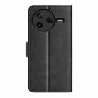 For Redmi K80 / Poco F7 Pro Dual-side Magnetic Buckle Horizontal Flip Leather Phone Case(Black) - 3