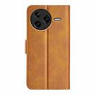 For Redmi K80 Pro / Poco F7 Ultra Dual-side Magnetic Buckle Horizontal Flip Leather Phone Case(Yellow) - 3