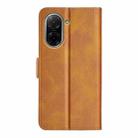 For Redmi A5 4G 173.3mm Dual-side Magnetic Buckle Horizontal Flip Leather Phone Case(Yellow) - 3