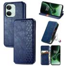 For OnePlus Nord 3 Cubic Grid Pressed Magnetic Leather Phone Case(Blue) - 1