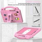 For Samsung Galaxy Tab A11 2025 Handle Kickstand Children EVA Shockproof Tablet Case(Pink) - 3