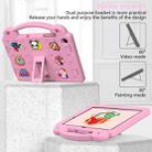For Samsung Galaxy Tab A11+ 2025 Handle Kickstand Children EVA Shockproof Tablet Case(Pink) - 3